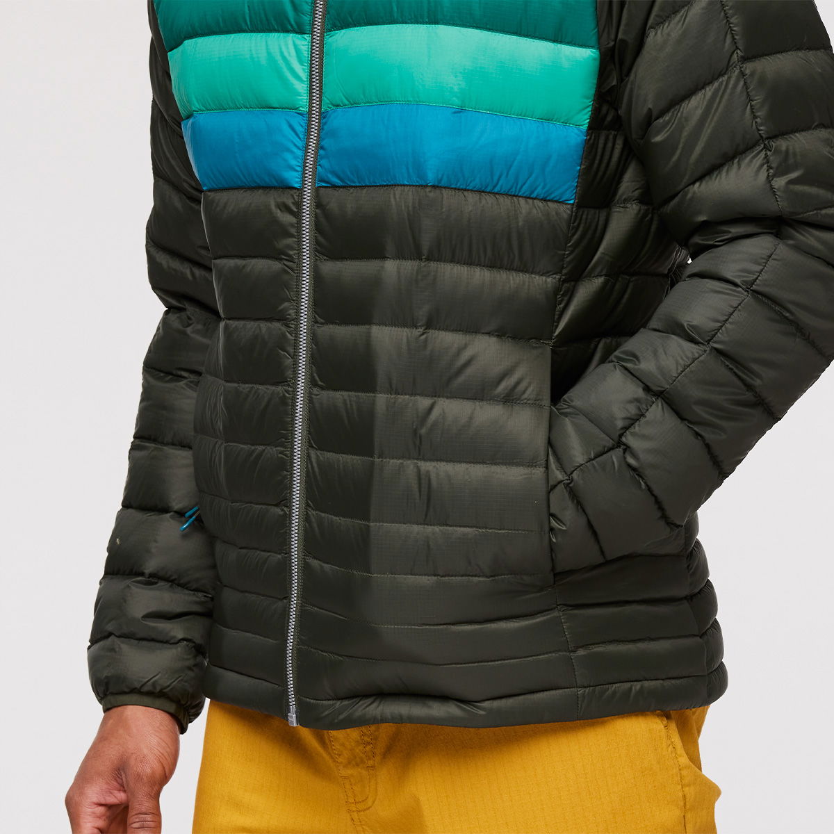 Cotopaxi Fuego Down dunjakke, herre (Woods Stripes)