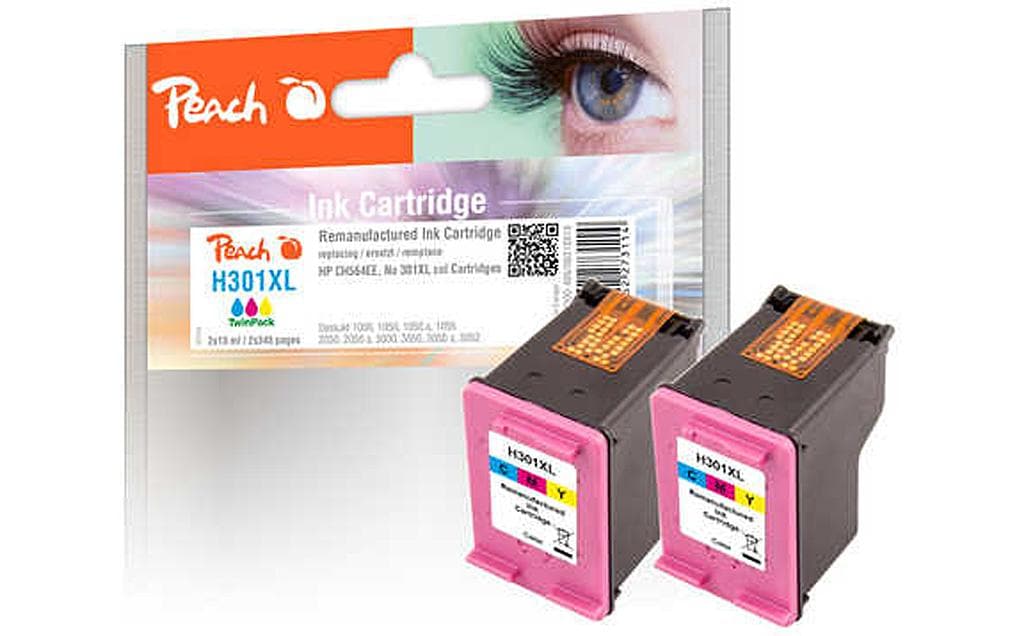 Tinte HP Nr. 301XL (CH564EE) 2x ColorTintenset: 2x Color