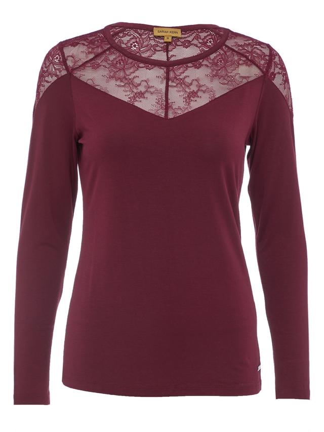 Doppelpack Shirt mit Spitze