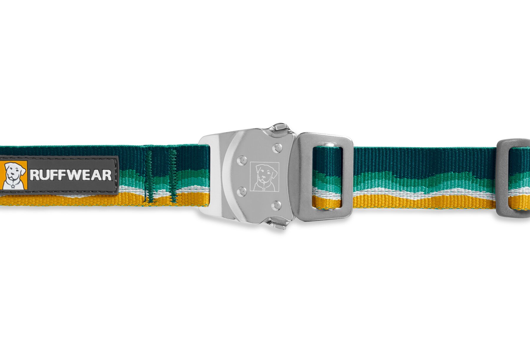 Collier top rope™ avec boucle en métal et sangle solide et comfortable. Couleur: seafoam (bleu/vert), taille: s (28-36cm)