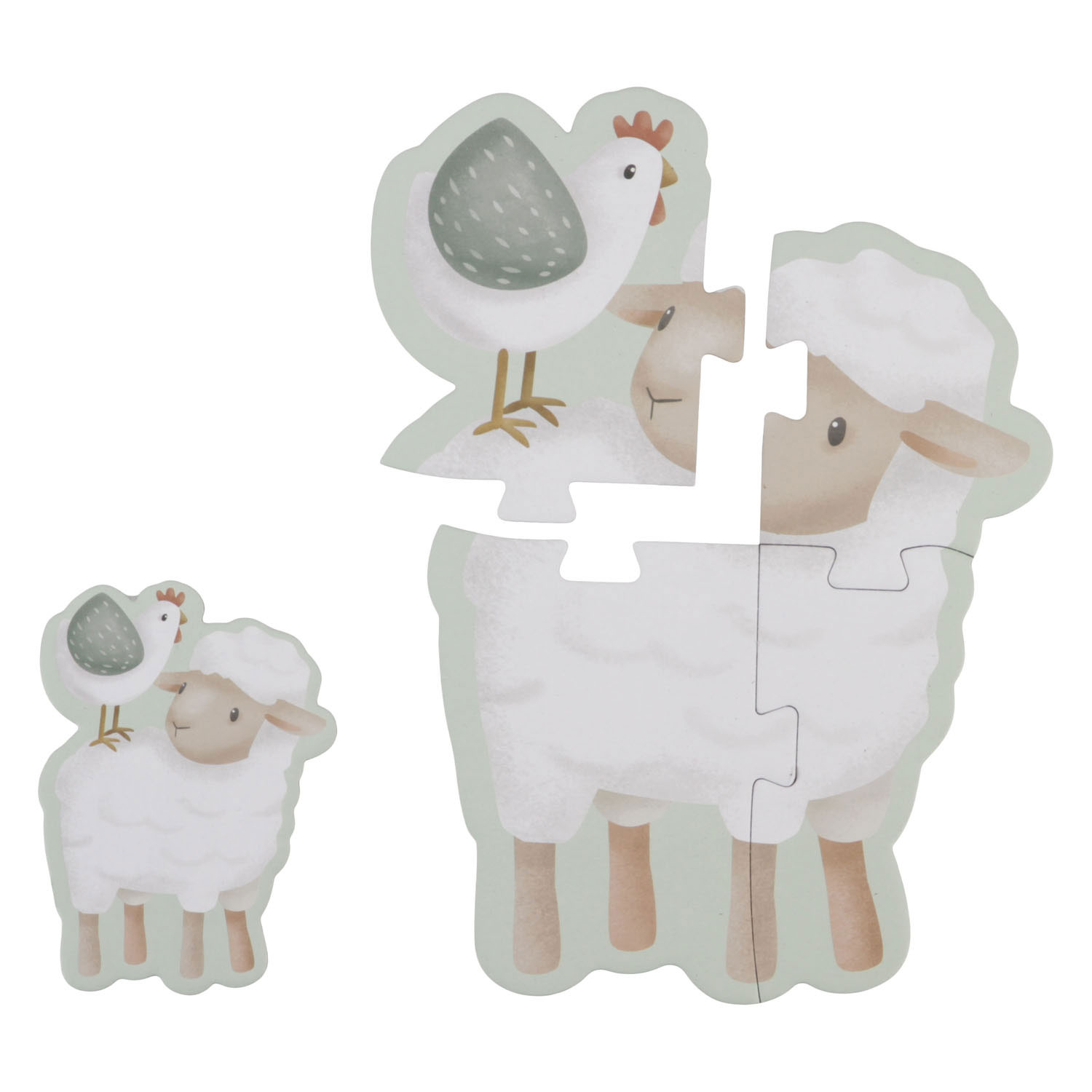 Little Dutch Legpuzzel 6in1 Little Farm FSC