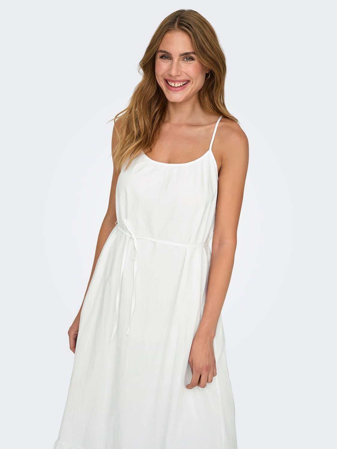 ONLLOU Midikleid Bright White