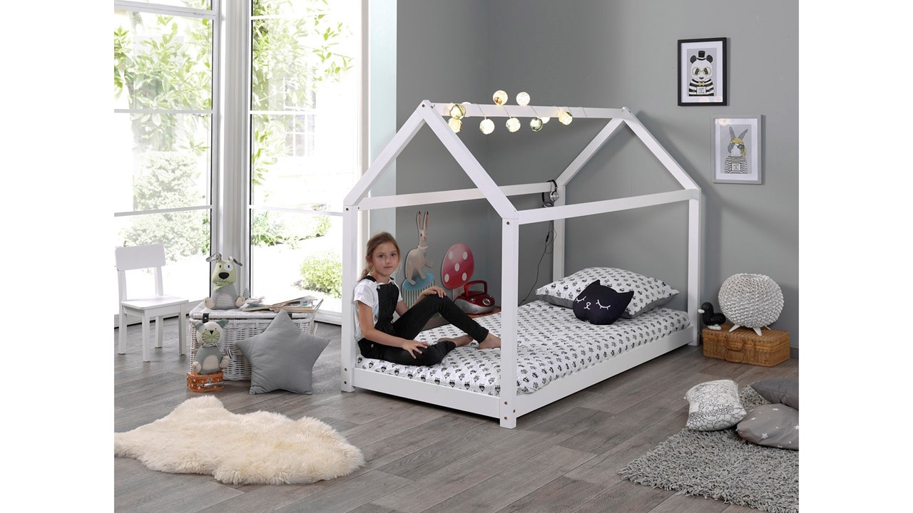 Bed Cabane wit