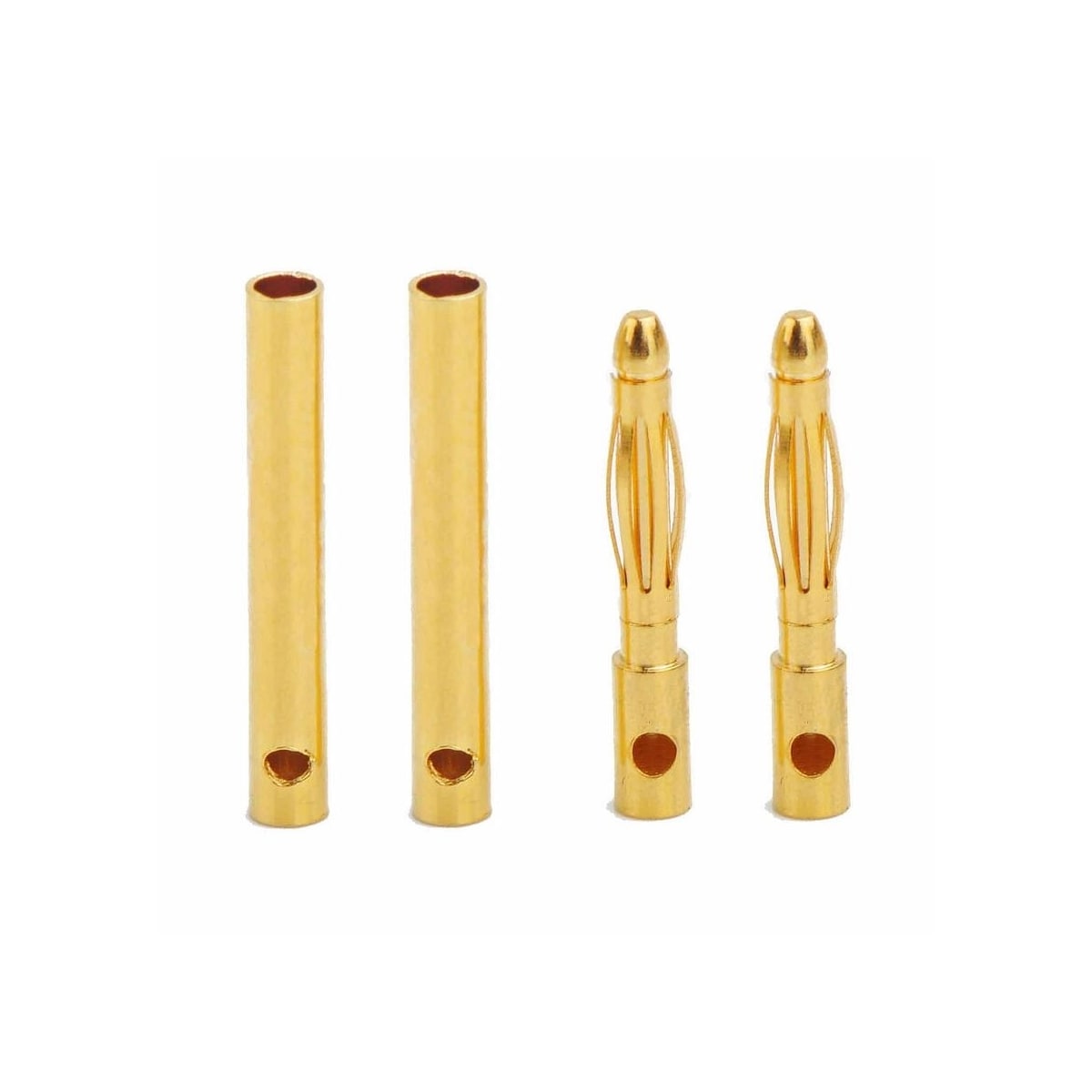 Amass 2.0mm Gullkontakter - 2par Lang