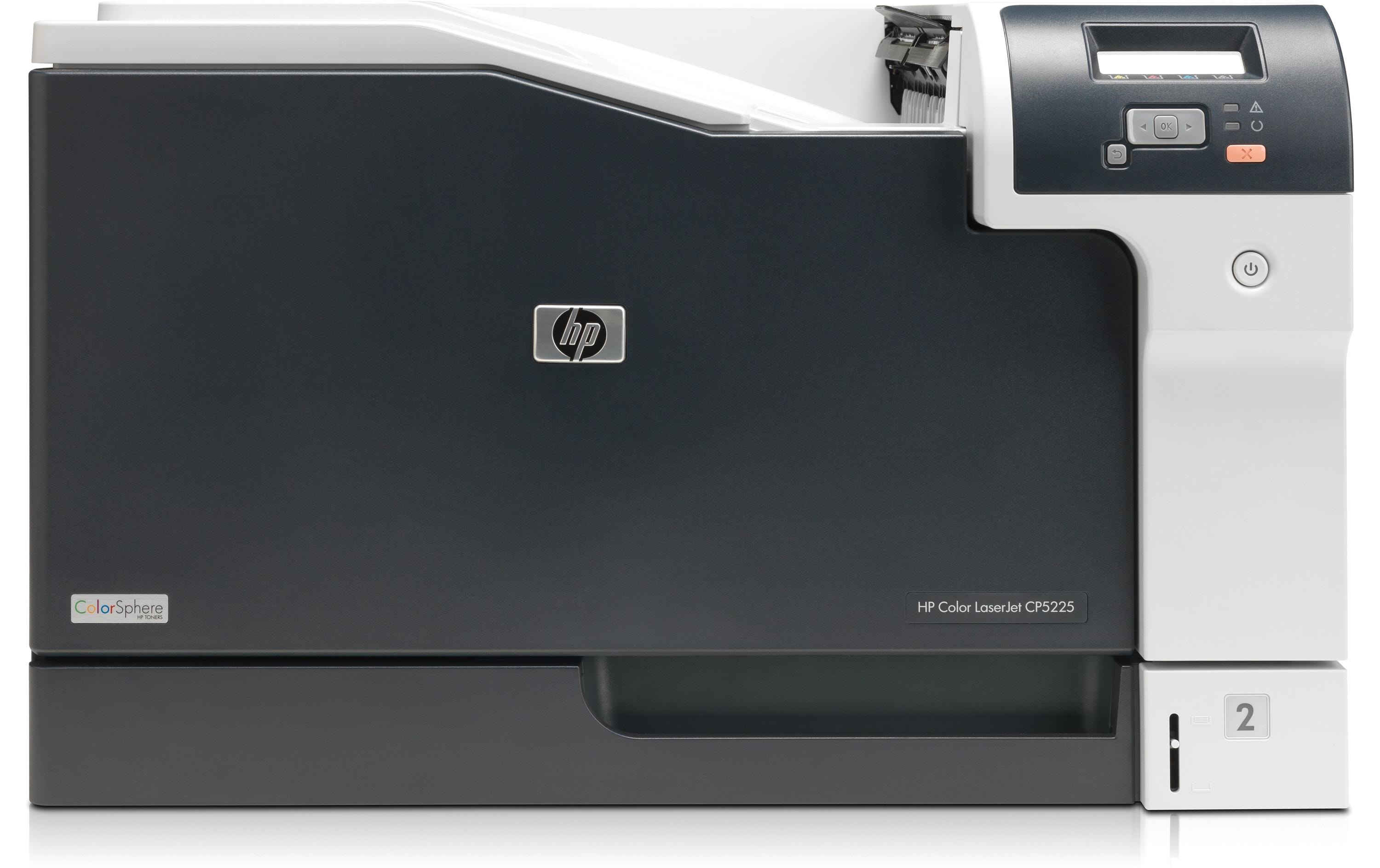 Drucker Color LaserJet Professional CP5225n<br>Netzwerkfähiger Farb-Laserdrucker