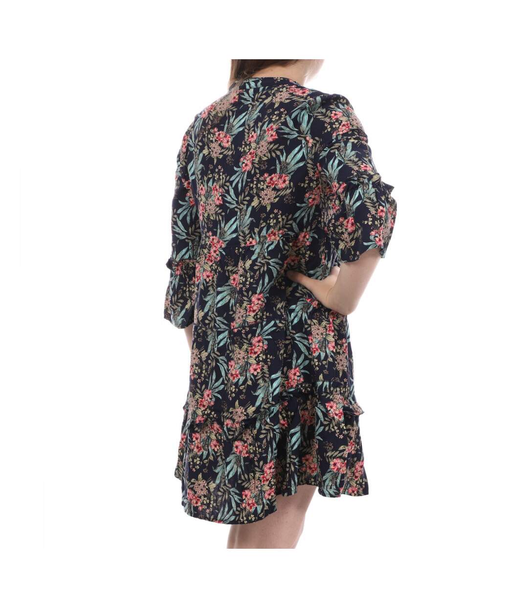 Robe Marine à fleurs Femme Vero Moda Easy
