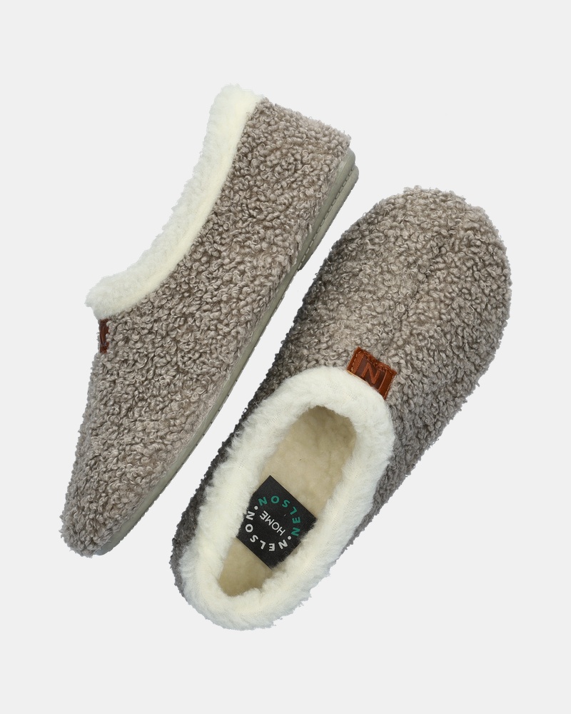 Nelson Home Pantoffels  - grijs