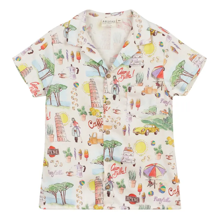 Arsène et Les Pipelettes Chemise Florencio Coton Bio | Ecru