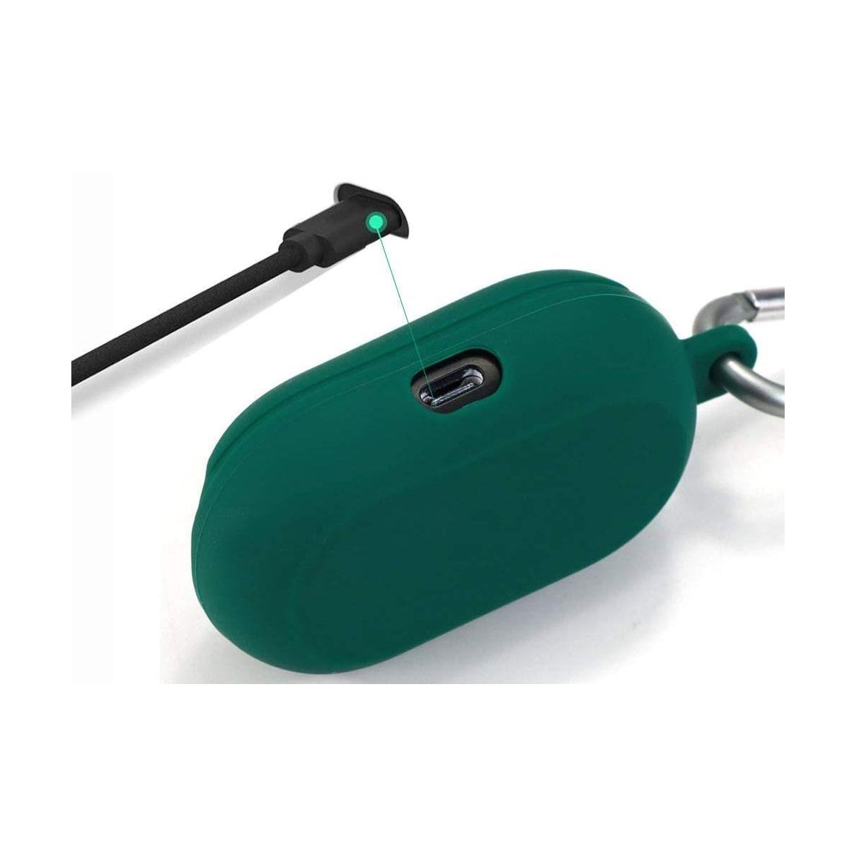 Beskyttelsesveske for Samsung Galaxy Buds (2019), Grønn