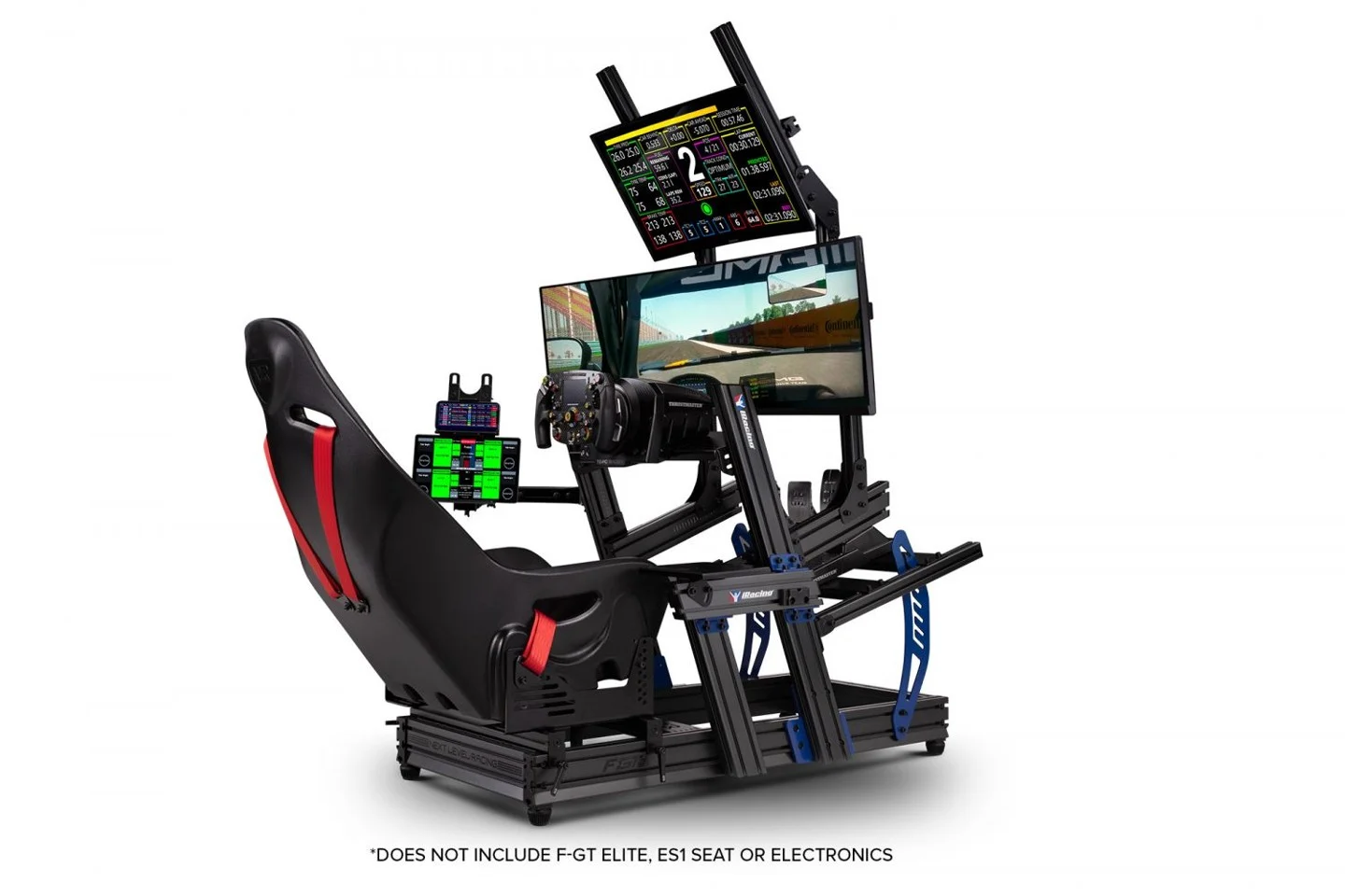Next Level Racing - F-GT Elite Direct Mount Overhead Monitor Add-On - Carbon Grey - S