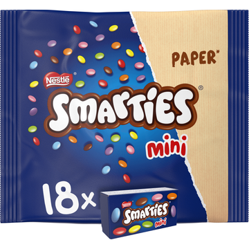 Smarties Mini Melkchocolade Uitdeelzak 259 g
