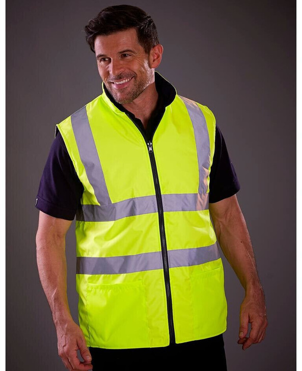 YOKO YK008F - Bodywarmer réversible haute visibilité