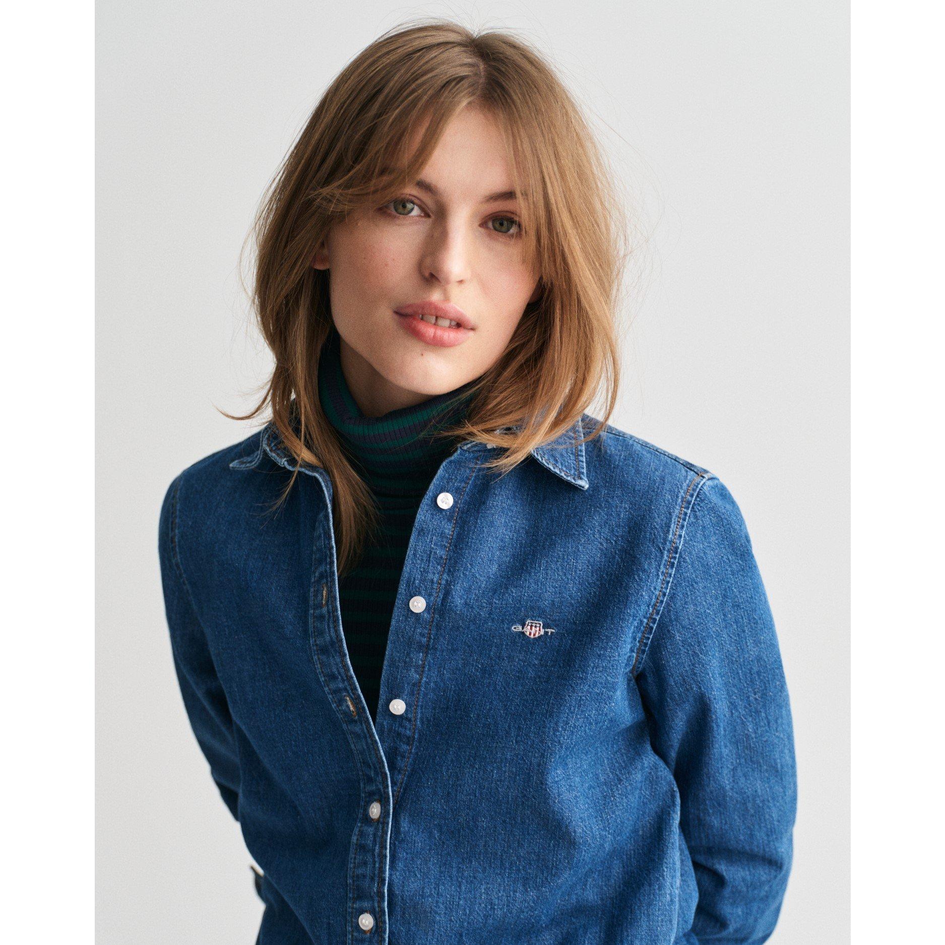 Gant REG DENIM SHIRT INDIGO 36