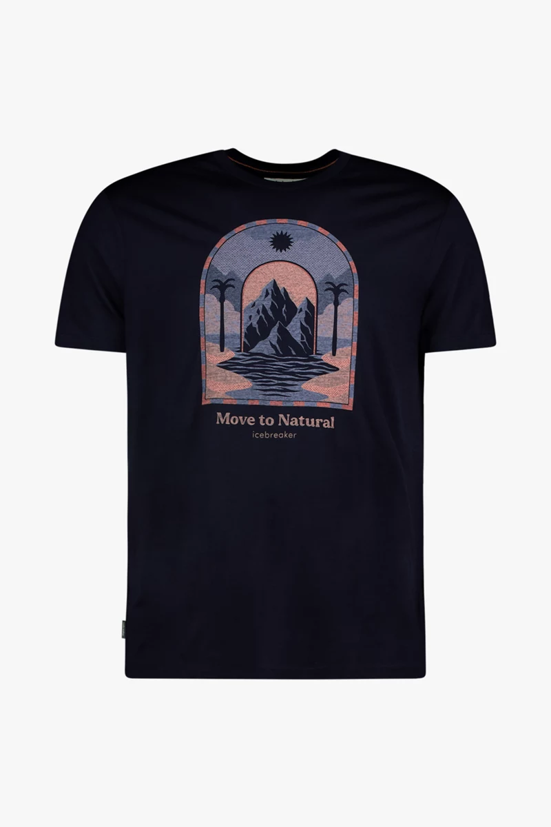 icebreaker Merino 150 Tech Lite III Mountain Gateway Herren T-Shirt