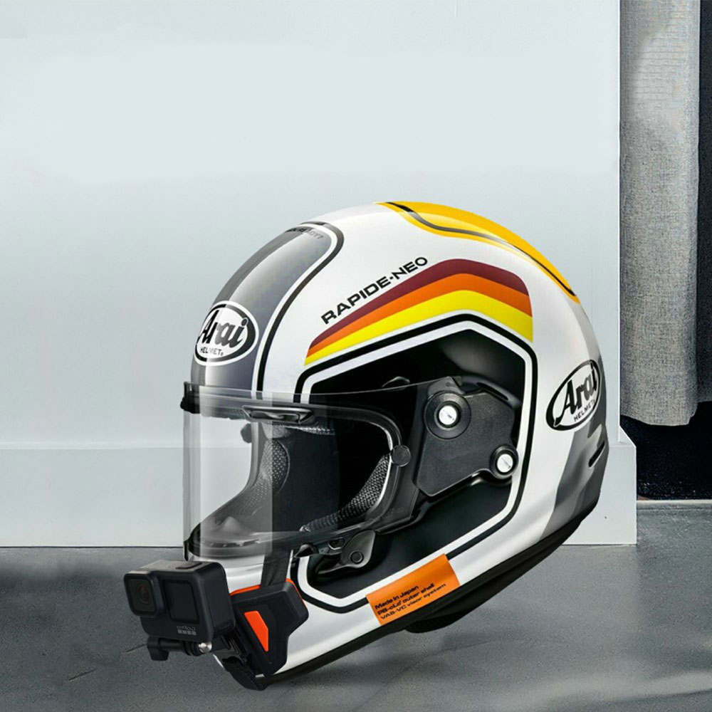 Universal Motorrad Helm Kinn Halterung für GoPro - Schwarz