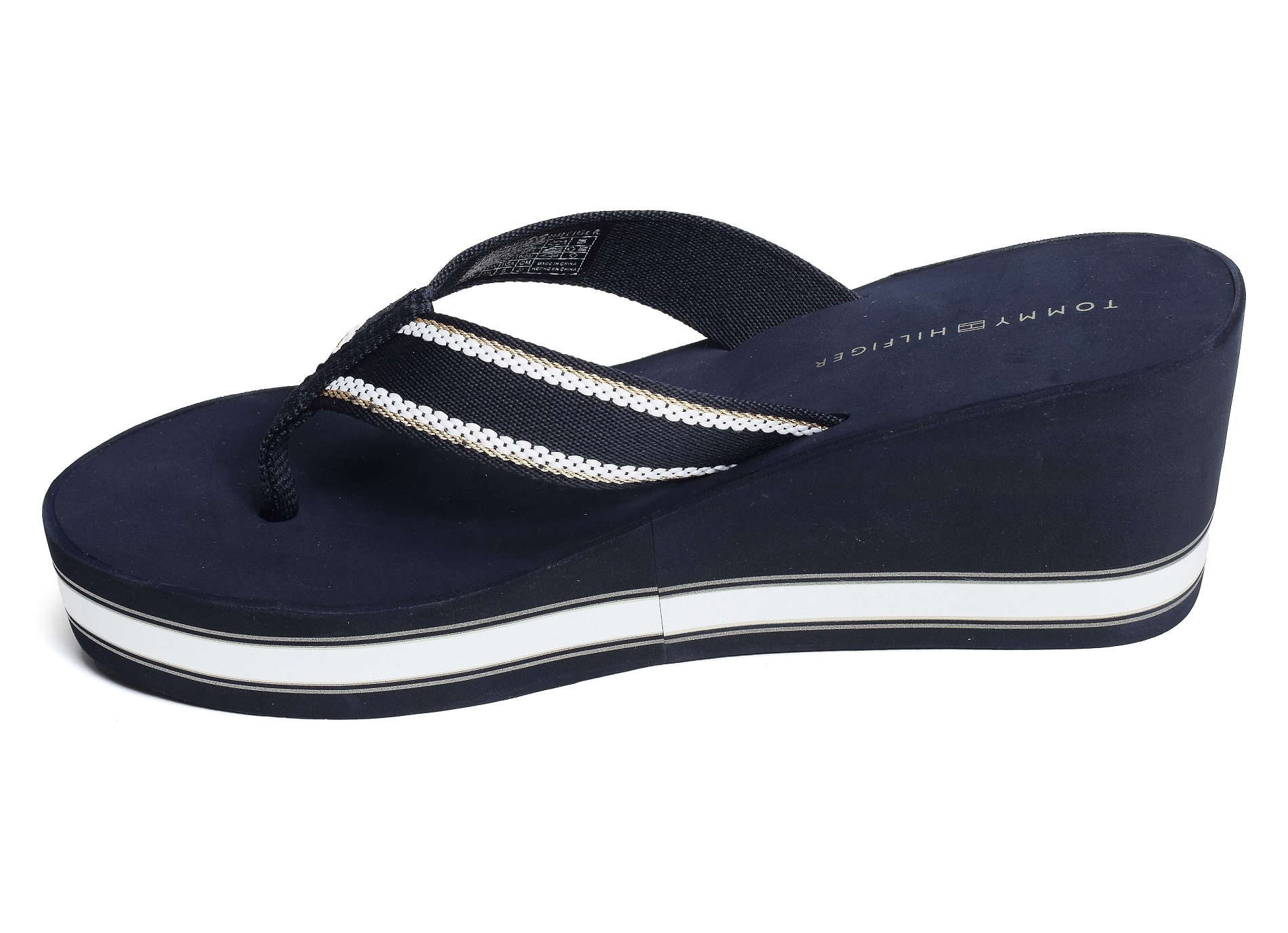 Hilfiger wedge beach sandal 7903 marine