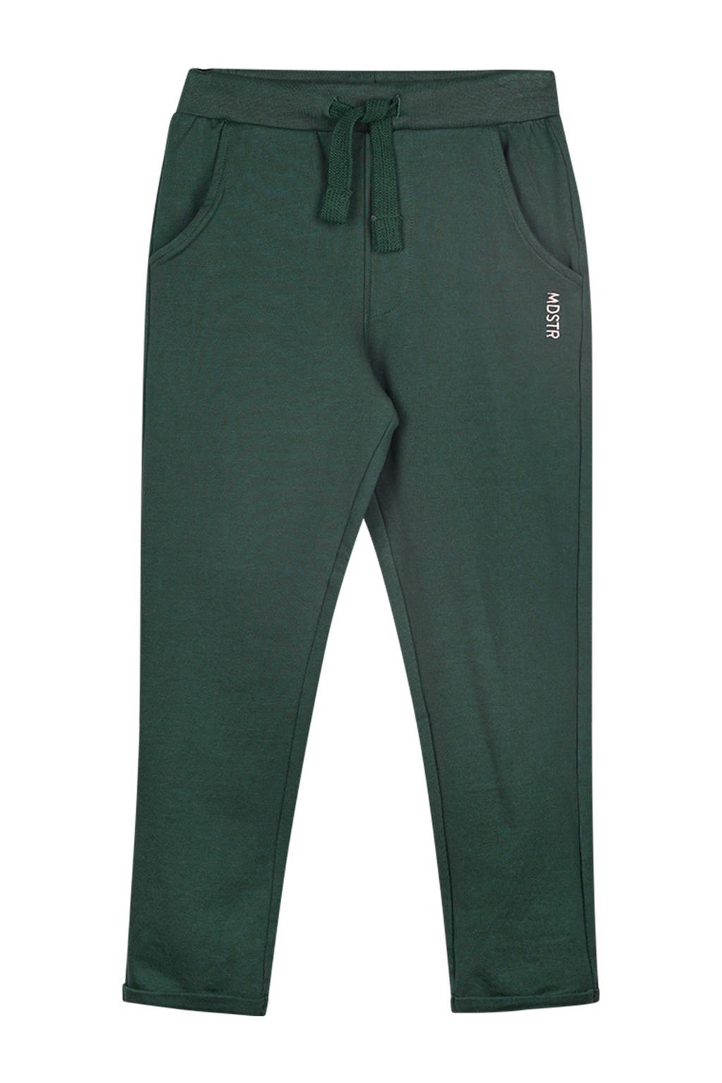 Moodstreet regular fit broek Boaz donkergroen