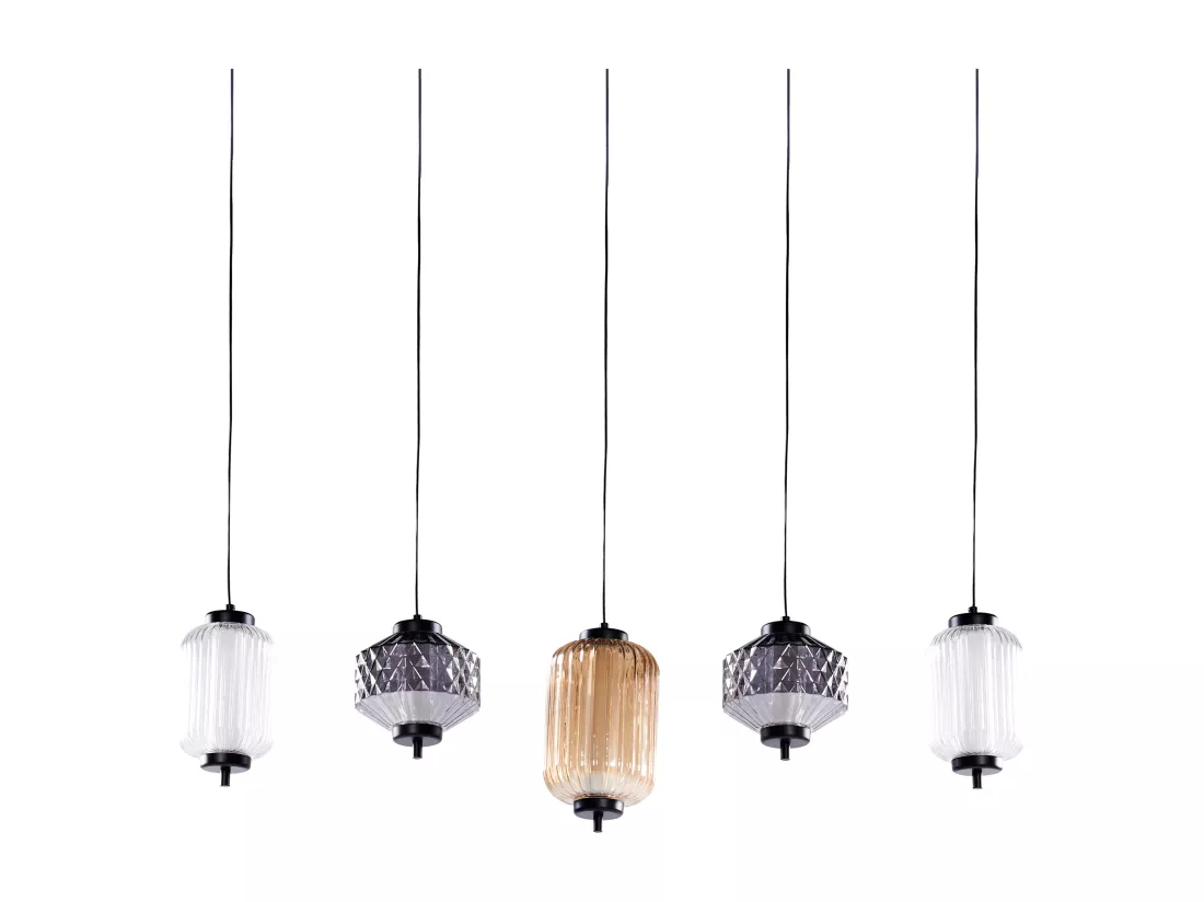 Lampe LED suspendue SULLANE LED Verre Multicolore