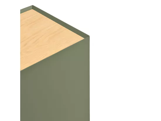 Arista - Casier à bouteilles en bois : Couleur - Vert amande