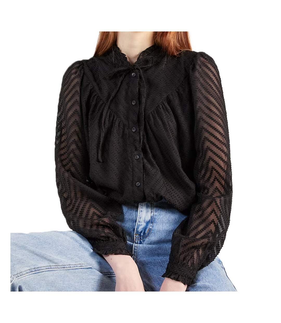 Blouse Noir Femme JDY Gretha