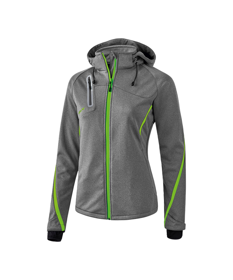 Erima Softshell Jacke Active Wear Damen Grau