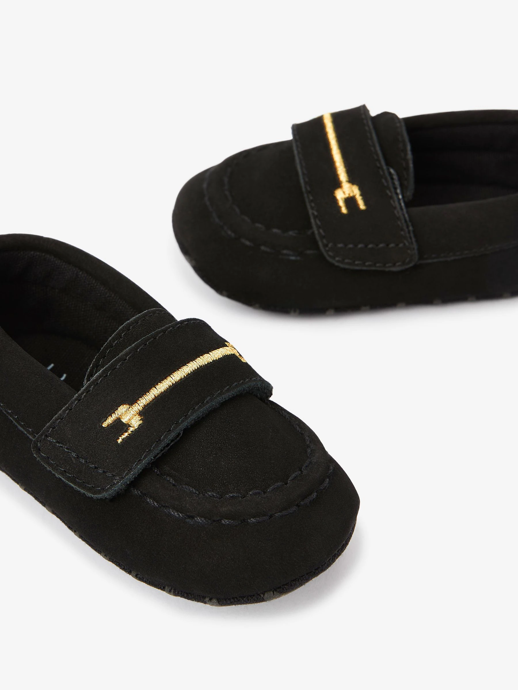 Zwart - Babyloafers (0-24 mnd)