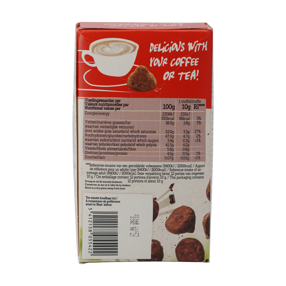 3x Damhert Truffels Minder Suiker120 gr
