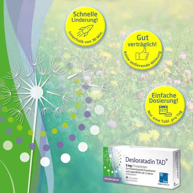 Desloratadin TAD® 5 mg Filmtabletten, 100 St