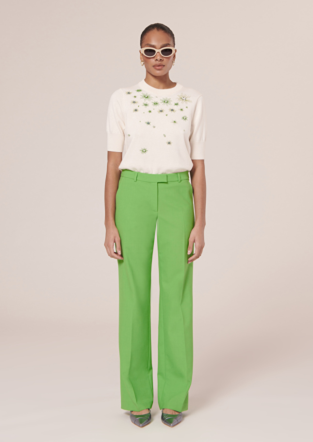 Pantalon Petervert en laine froide