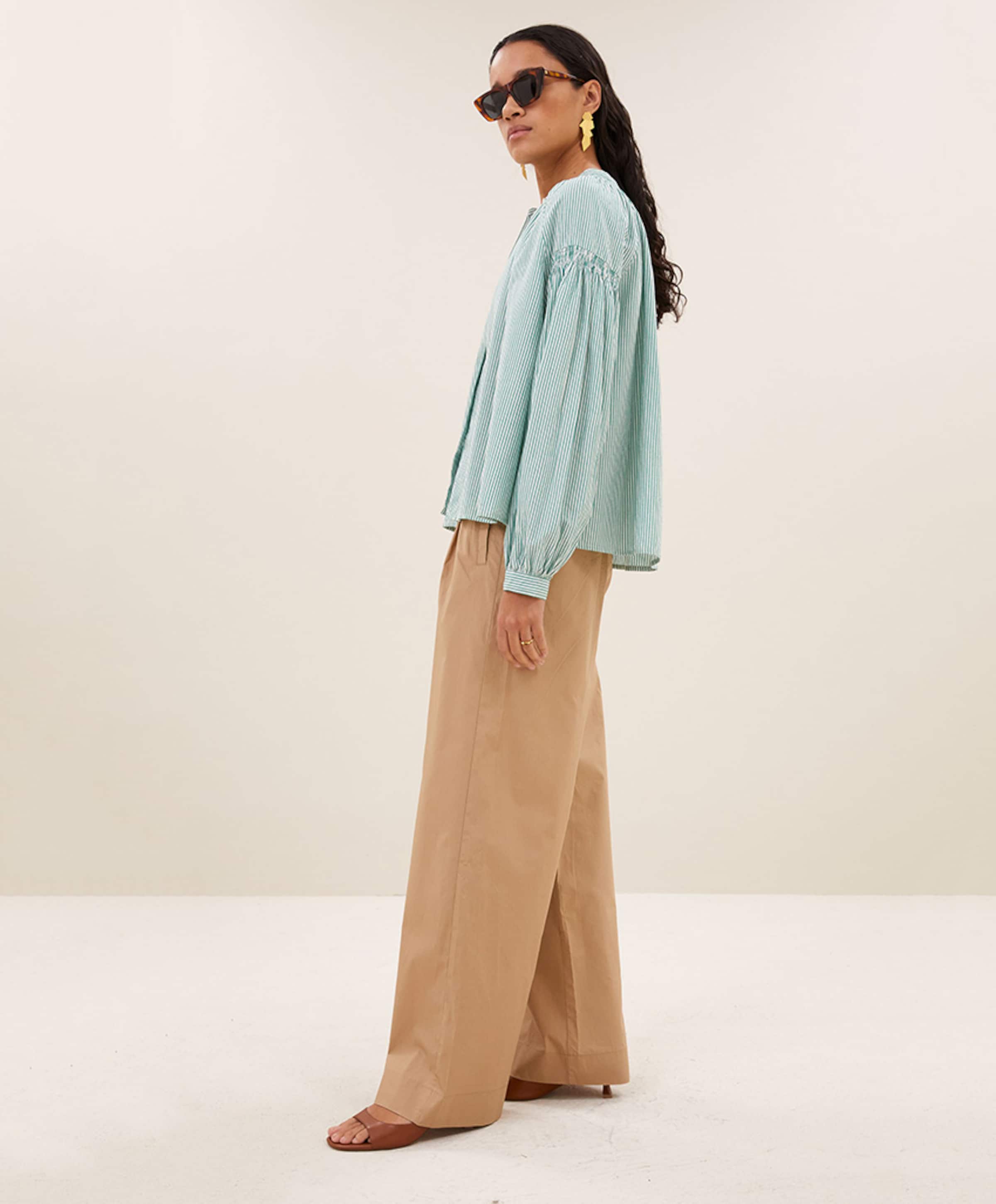 by-bar Dames blouse groen