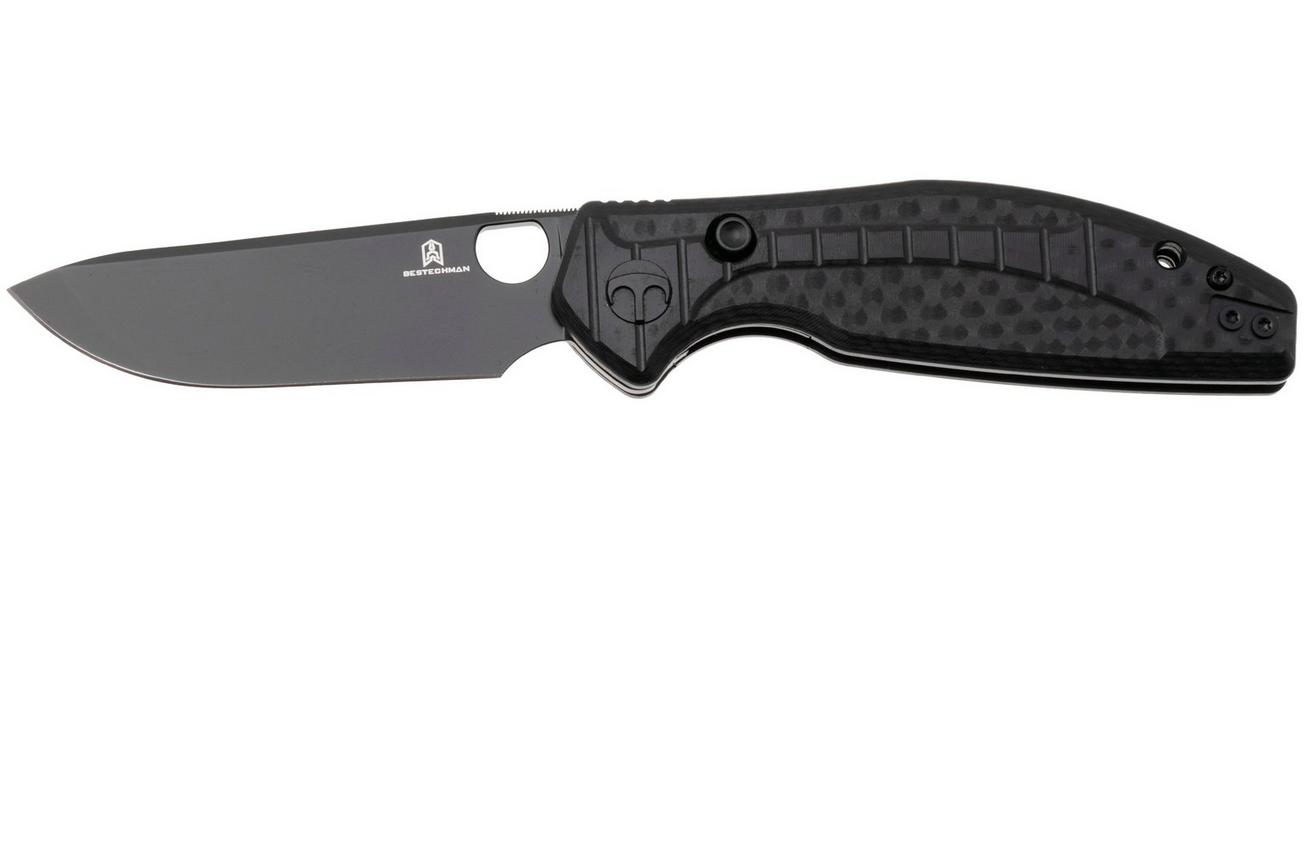 Bestechman Angry Owl BMK12F-2 PVD D2, Carbonfiber, zakmes