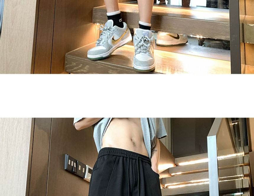 Neonity Wear - Effen joggingbroek met trekkoord in de taille en wijde pijpen