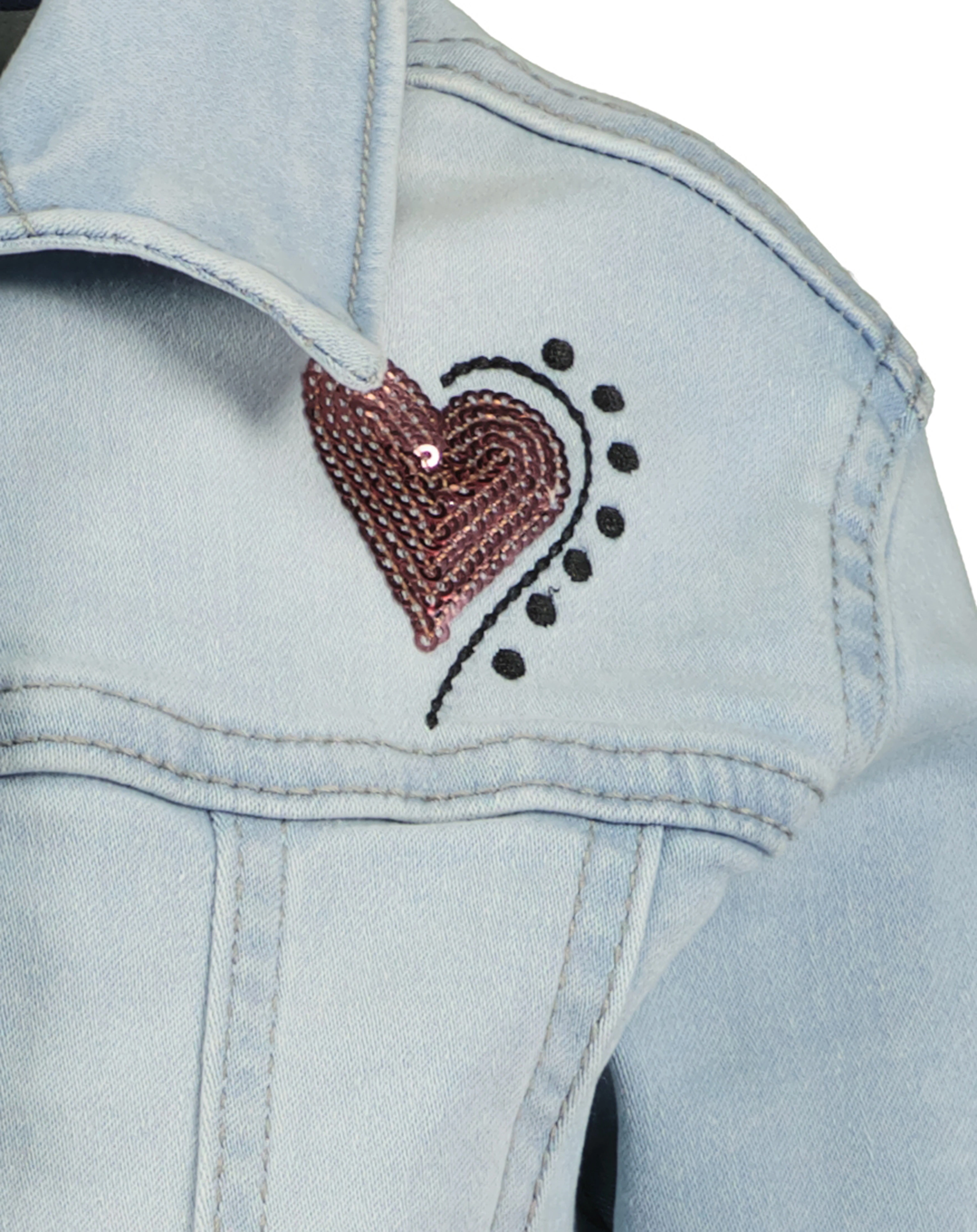 Jeans-Jacke HEART in hellblau
