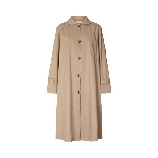 Lollys Laundry Mikala Trenchcoat, Ecru, XS