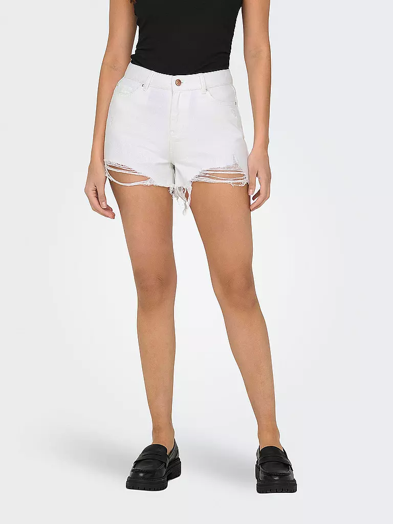 ONLY Jeansshorts ONLPACY weiss