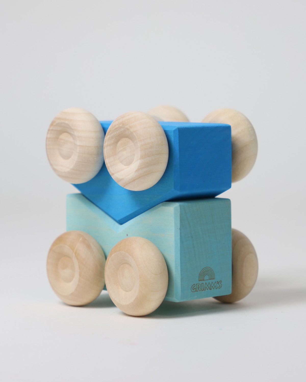 Stablebil i tre – Håndlaget Treleke – 9cm