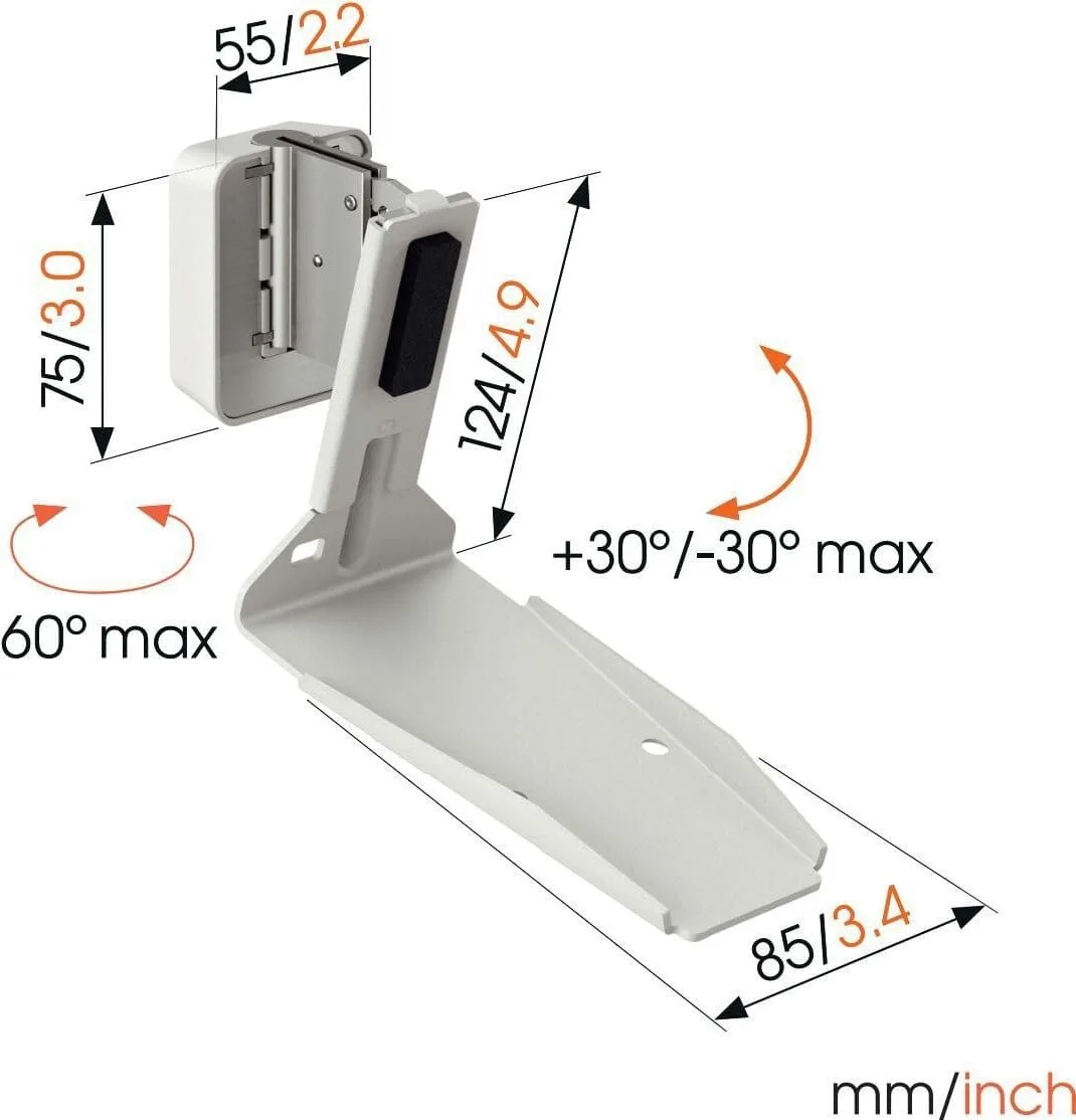 Sonos Era 300 Blanc   Vogel's SWM 4131 Blanc (la paire) Enceintes connectées