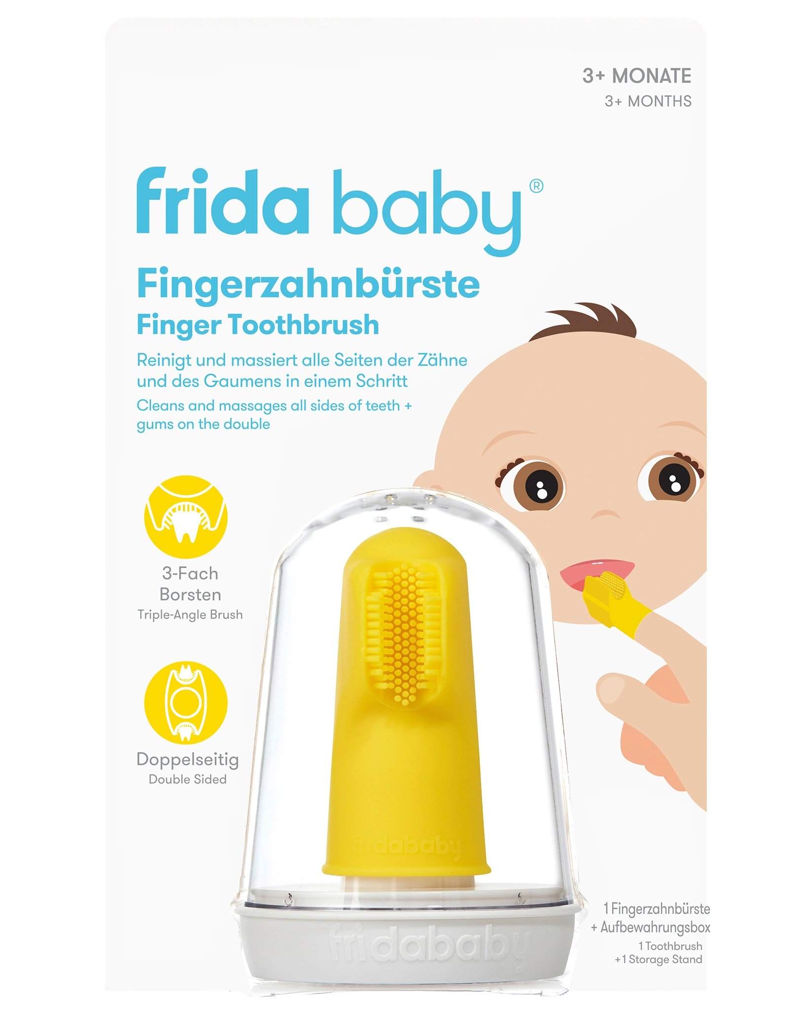 Fingerzahnbürste FRIDA BABY - ZAHN (6,5x4)