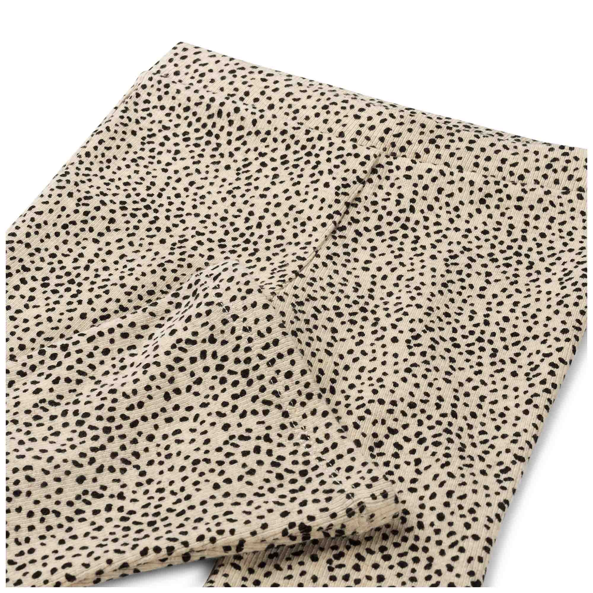 Prénatal peuter broek  all over print bruin