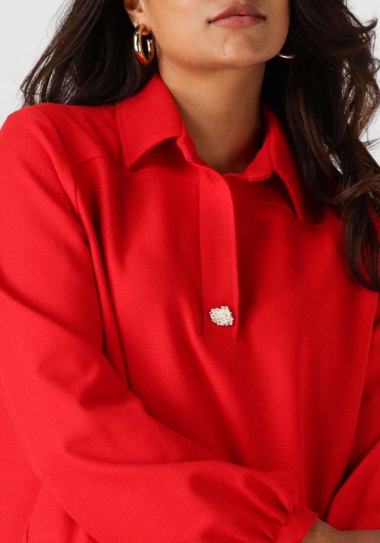 rode caroline biss midi jurk 4175