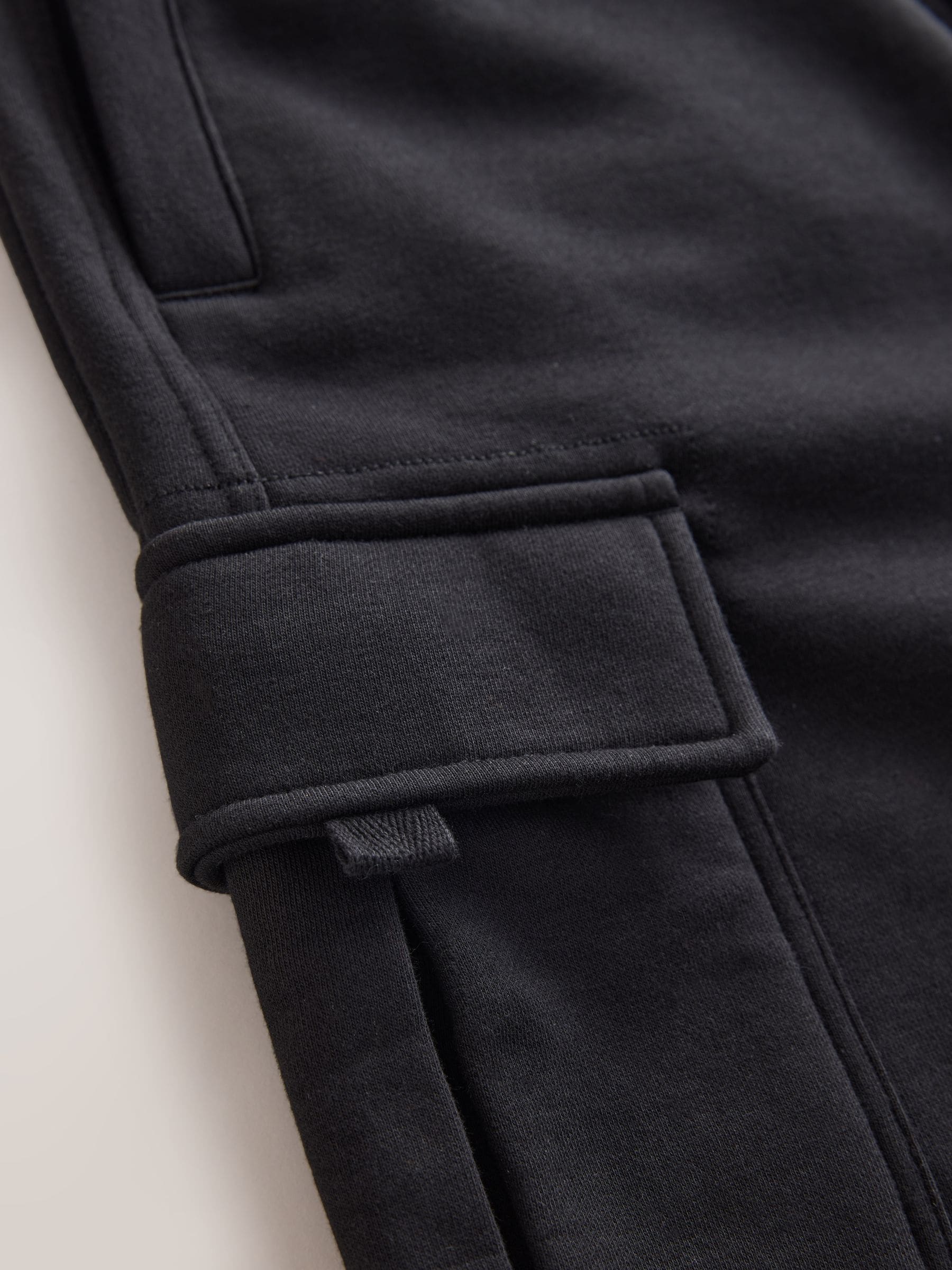 Zwart - Open - Cargo joggingbroek