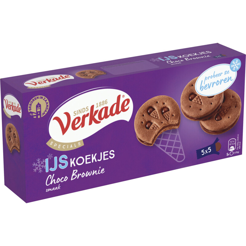Verkade IJskoekjes chocolade brownie