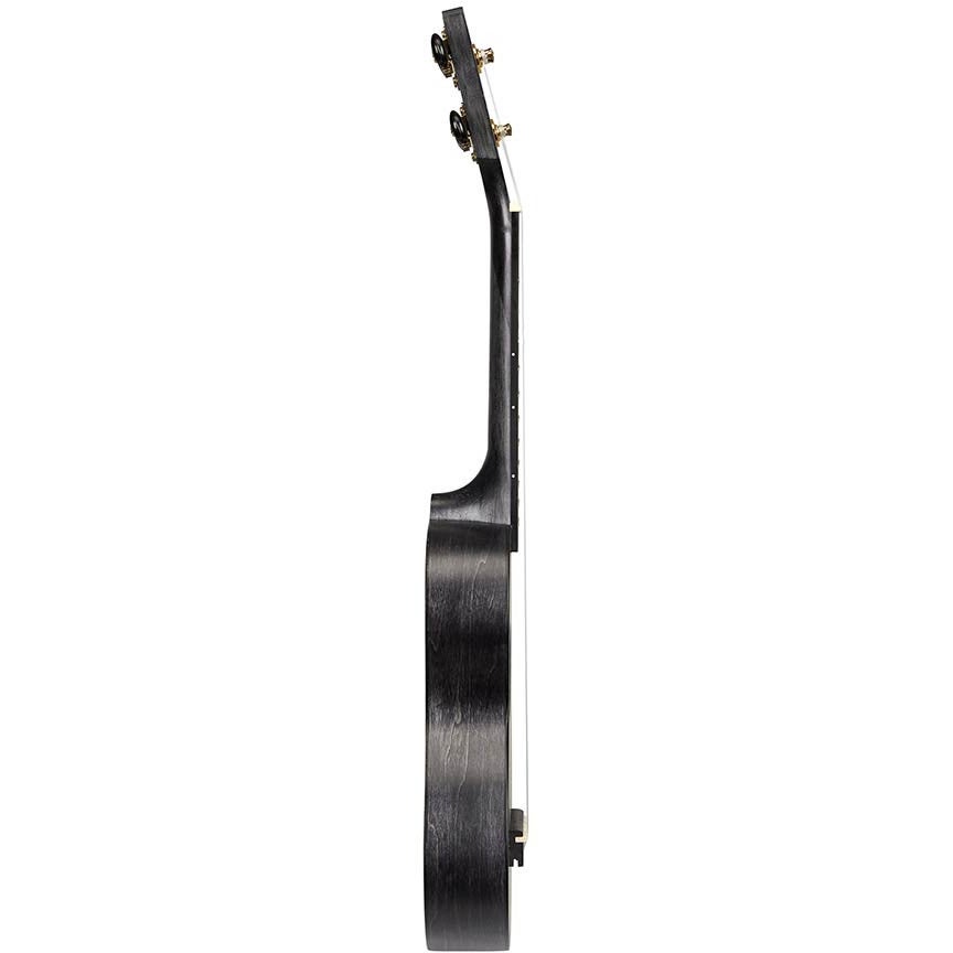 Mahalo MS1TBK Slimline Series sopraan ukelele transparent black
