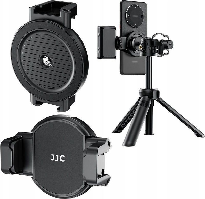 JJC - MS SPC1 - Telefoonklem - Zwart - Magnetische Bevestiging