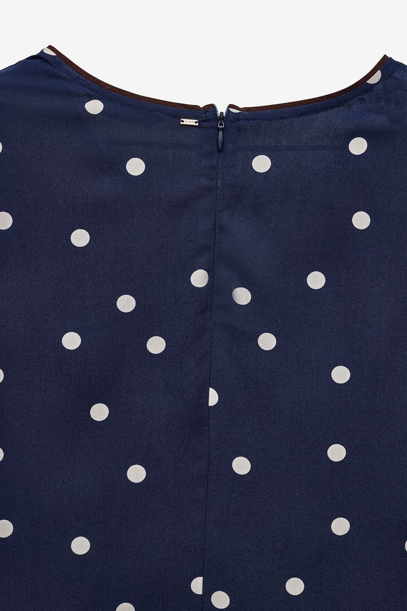 VESTIDO EVASÉ POLKA DOTS