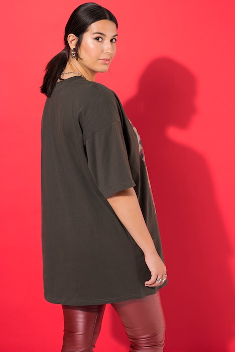 T-Shirt, oversized, Asia-Motiv