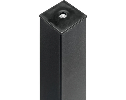 Tarrox tafelpoot, vierkant, 50x50x870 mm, zwart, 1 stuk