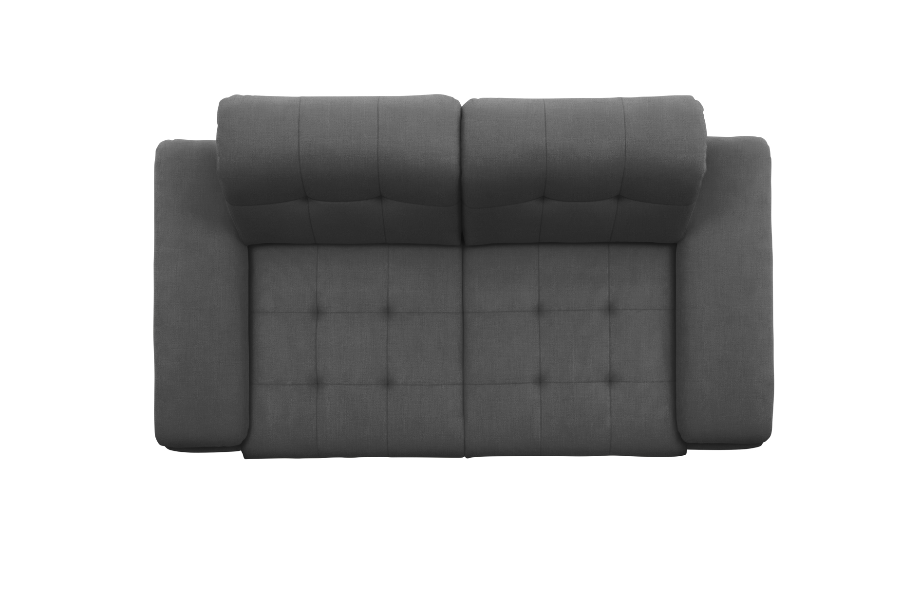 polsterpower 3-Sitzer-Sofa - Miro grau - Basismodell