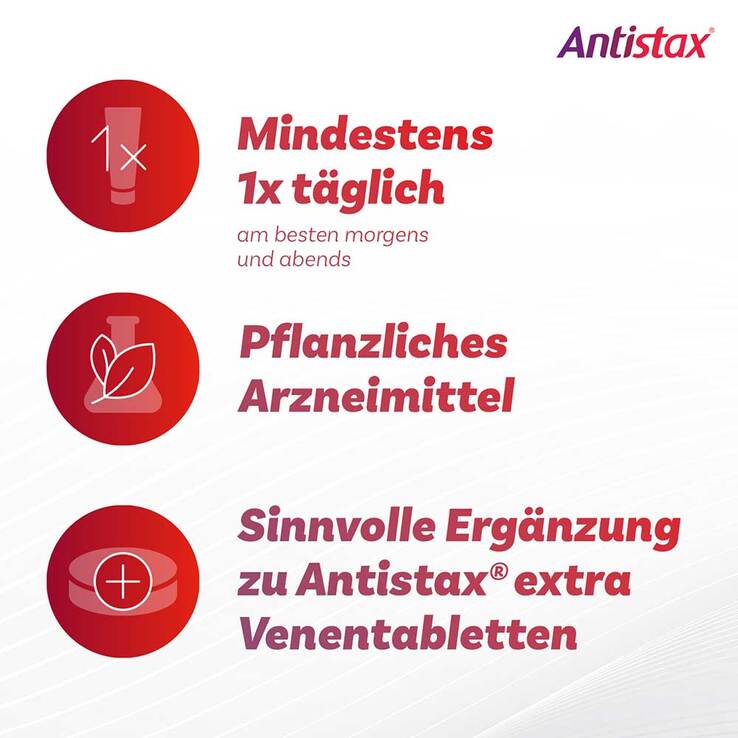 Antistax Venencreme belebt müde & schwere Beine, 100 g