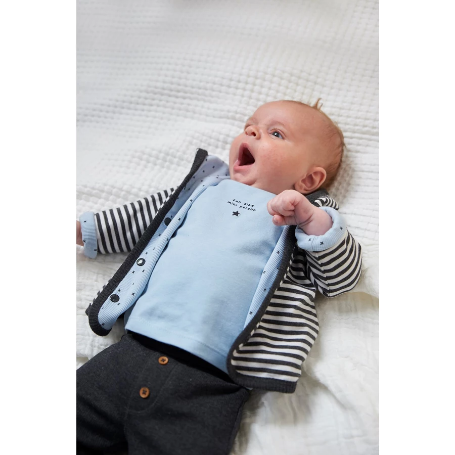 Feetje Longsleeve Fun Mini Person blau